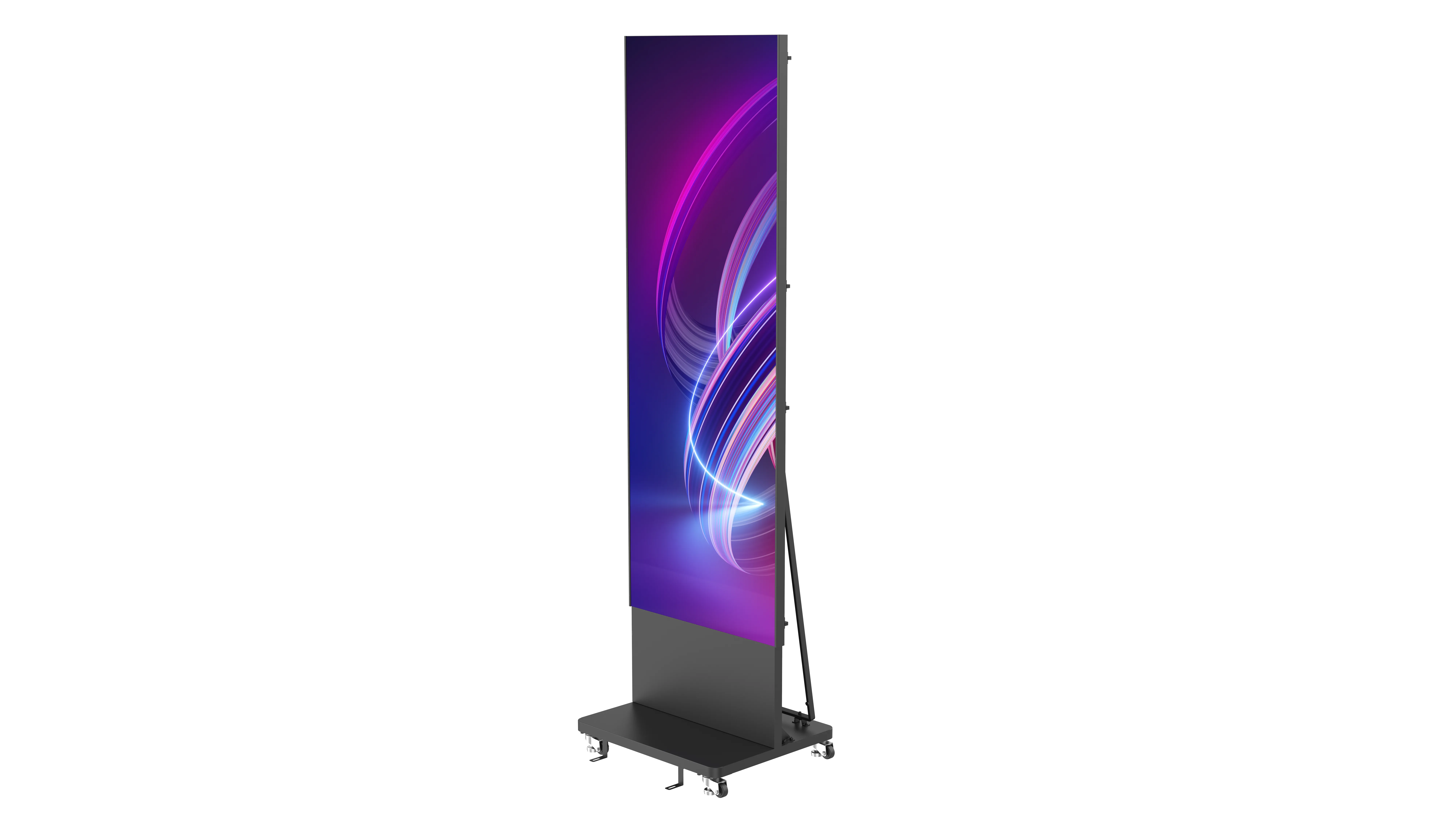 Hikvision DS-D4515CH-1FQF LED Poster Display su supporto da pavimento