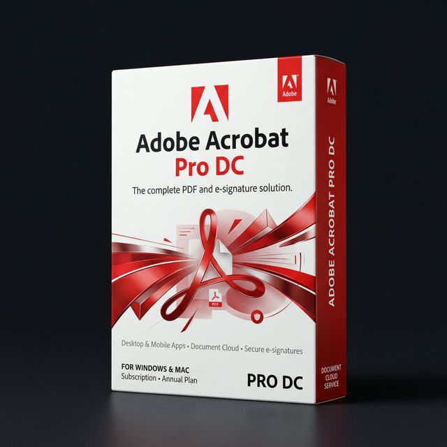 Adobe Acrobat Pro DC Box Shot